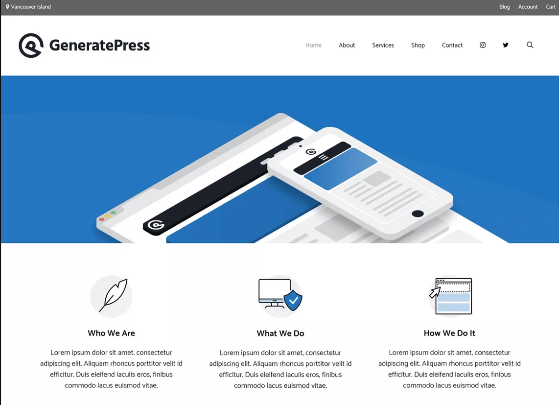 generatePress best WordPress Free Theme 2019