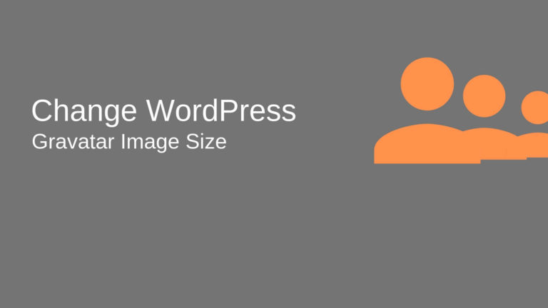 How to Change Gravatar Image size in a WordPress site