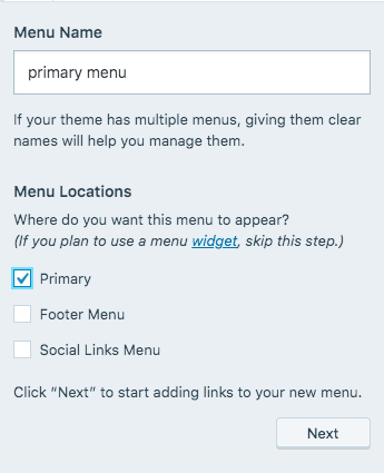 create-your-first-menu-wordpress-step-2