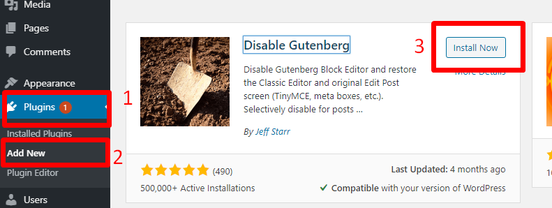 How To Disable Gutenberg In WordPress Easily