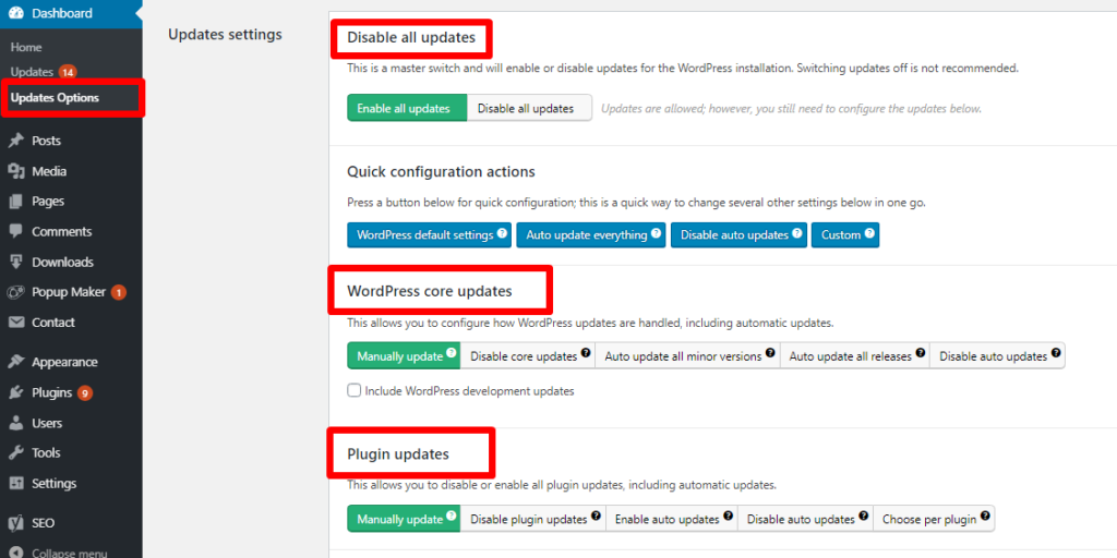 How to Disable Automatic Updates in WordPress Website