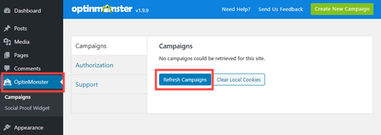 Refresh Campaigns
