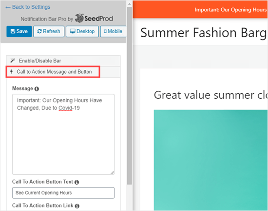Installing the Notification Bar Pro plugin