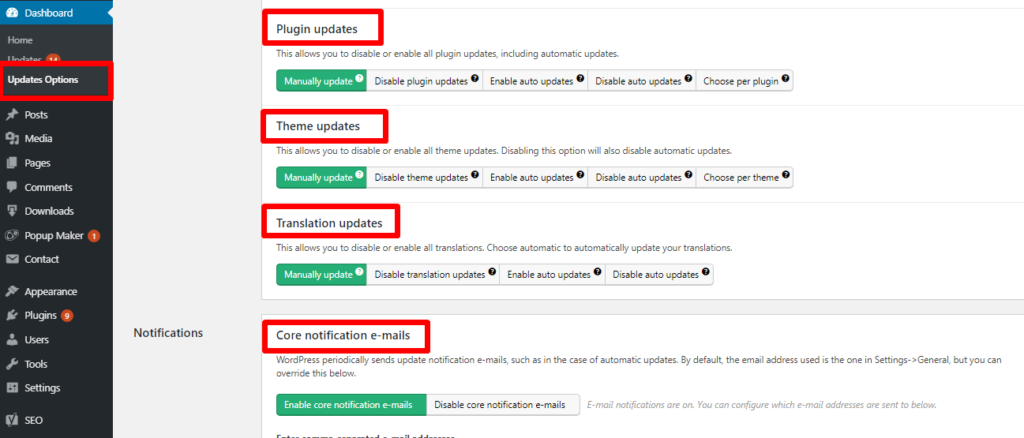 How to Disable Automatic Updates in WordPress Website