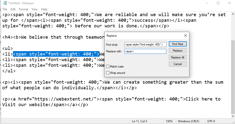 Copy and Paste in WordPress
