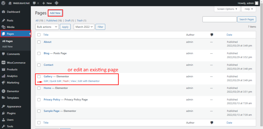 Image Gallery in Elementor