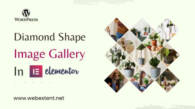 Create a Diamond Shape Awesome Image Gallery in Elementor