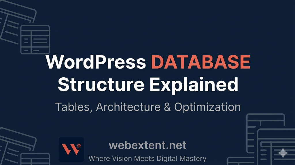 WordPress Database Structure Explained: Tables, Architecture & Optimization