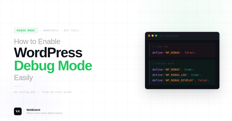 How to Enable WordPress Debug Mode Easily
