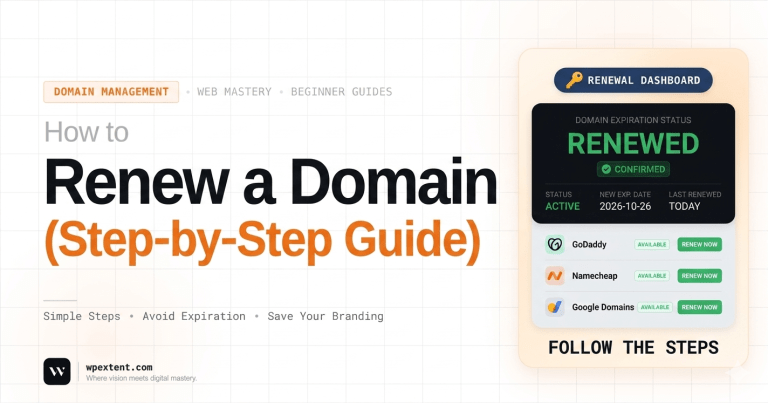 How to Renew a Domain (Step-by-Step Guide)