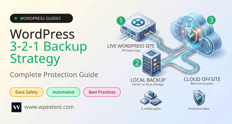 The Ultimate WordPress 3-2-1 Backup Strategy: How to Protect Your Site From Every Type of Disaster