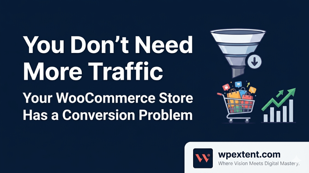 Your WooCommerce Store Doesn’t Have a Traffic Problem — It Has a Conversion Problem