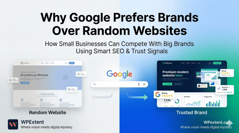 Why Google Prefers Brands Over Random Websites (And How Small Businesses Can Compete)